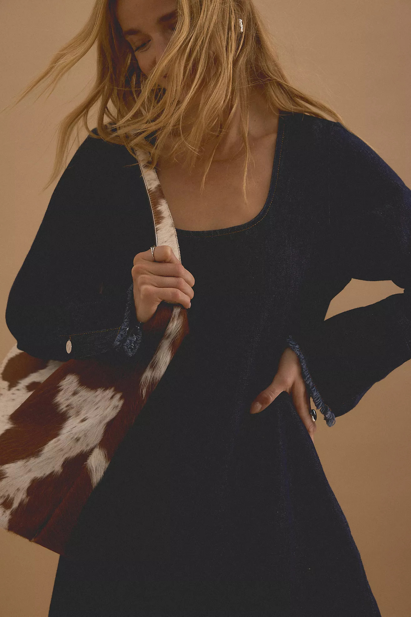 Cow Print Hobo Bag | Anthropologie (UK)