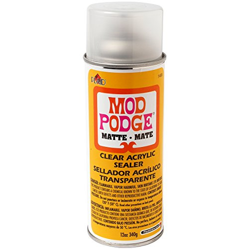 Mod Podge - 1469 Clear Acrylic Sealer, 12 ounce, Matte | Amazon (US)