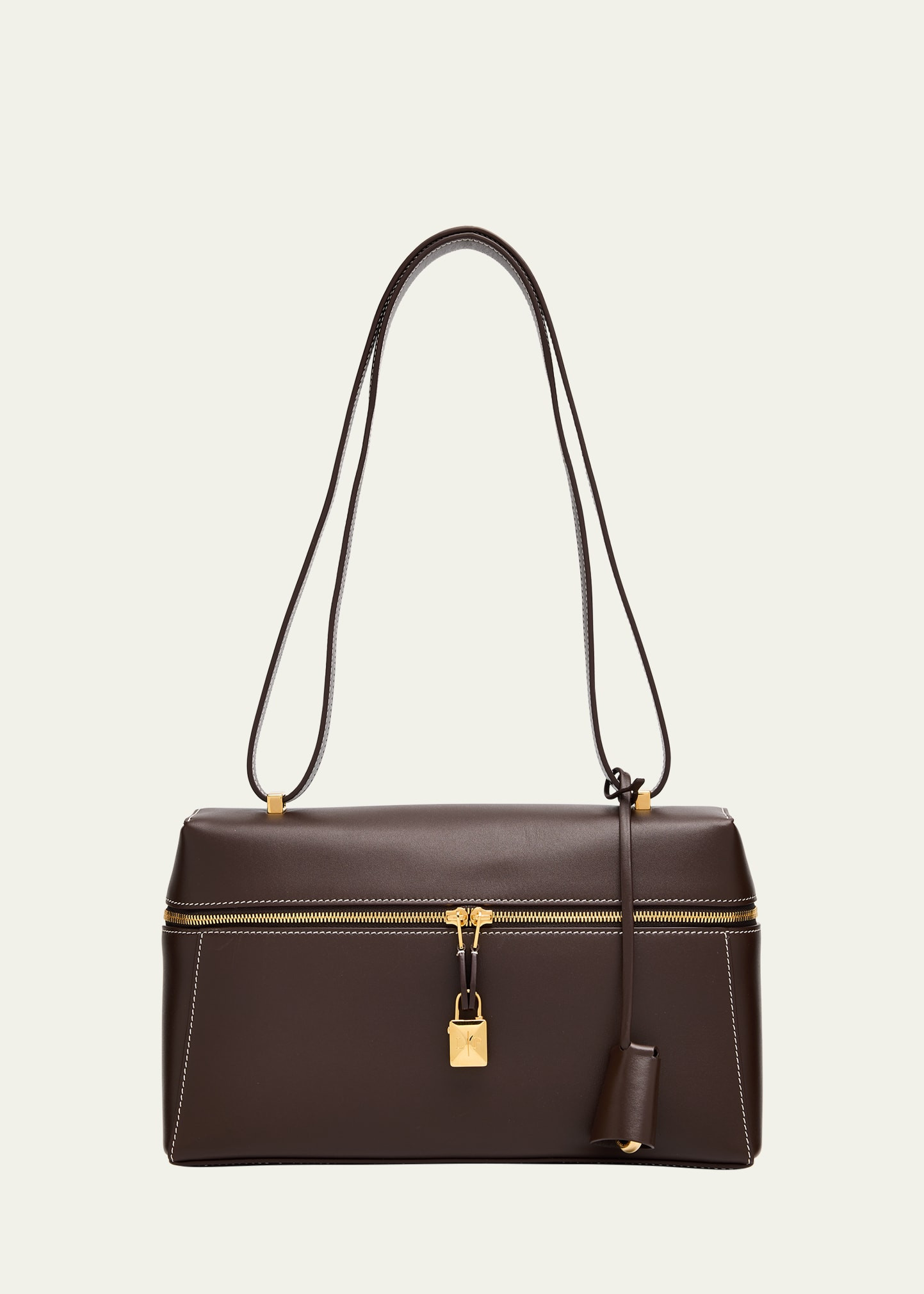 Loro Piana Extra Bag L27 Leather Saddle Bag | Bergdorf Goodman