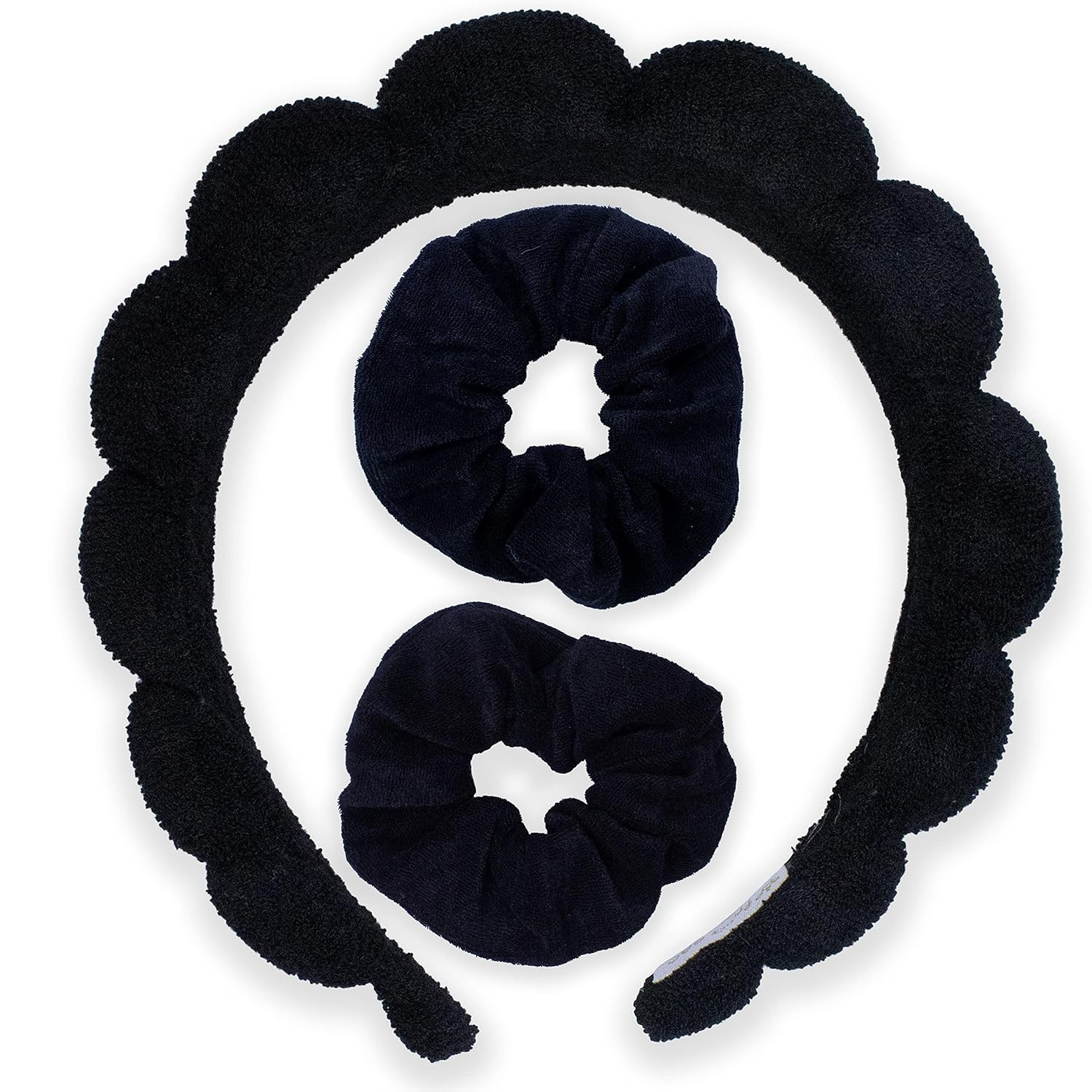 FROG SAC Puffy Spa Headband and Wristband Scrunchies for Girls, Skincare Headbands for Women Make... | Amazon (US)