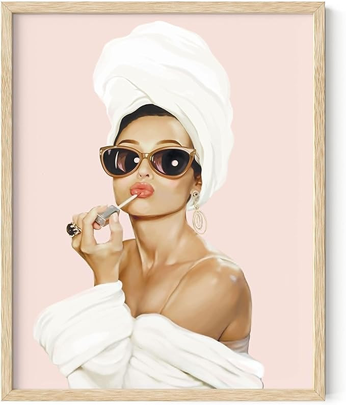 HAUS AND HUES Famous Female Wall Art and Wall Decor - Hollywood Artist Pictures for Wall, Vanity ... | Amazon (US)