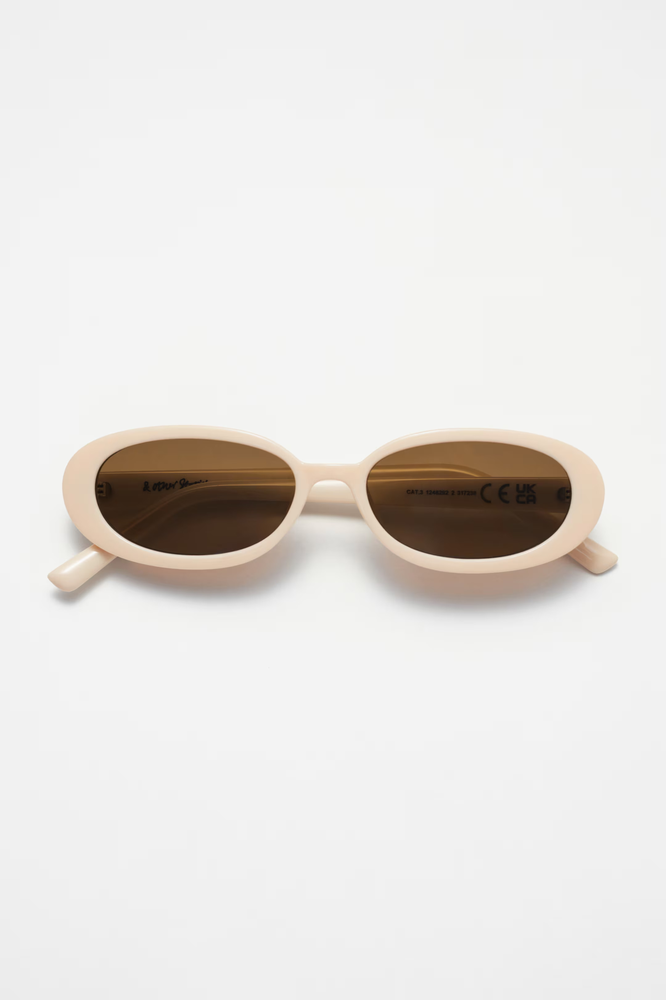 Slim Oval-Frame Sunglasses | H&M (UK, MY, IN, SG, PH, TW, HK)