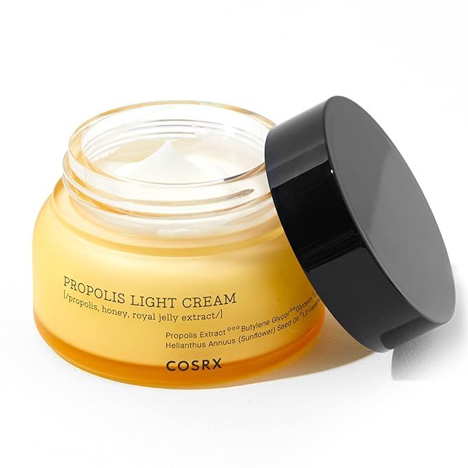 COSRX Propolis 64.5% Light Cream, Hydrating Lightweight Face Moisturizer to Nourish and Soften Dr... | Amazon (US)