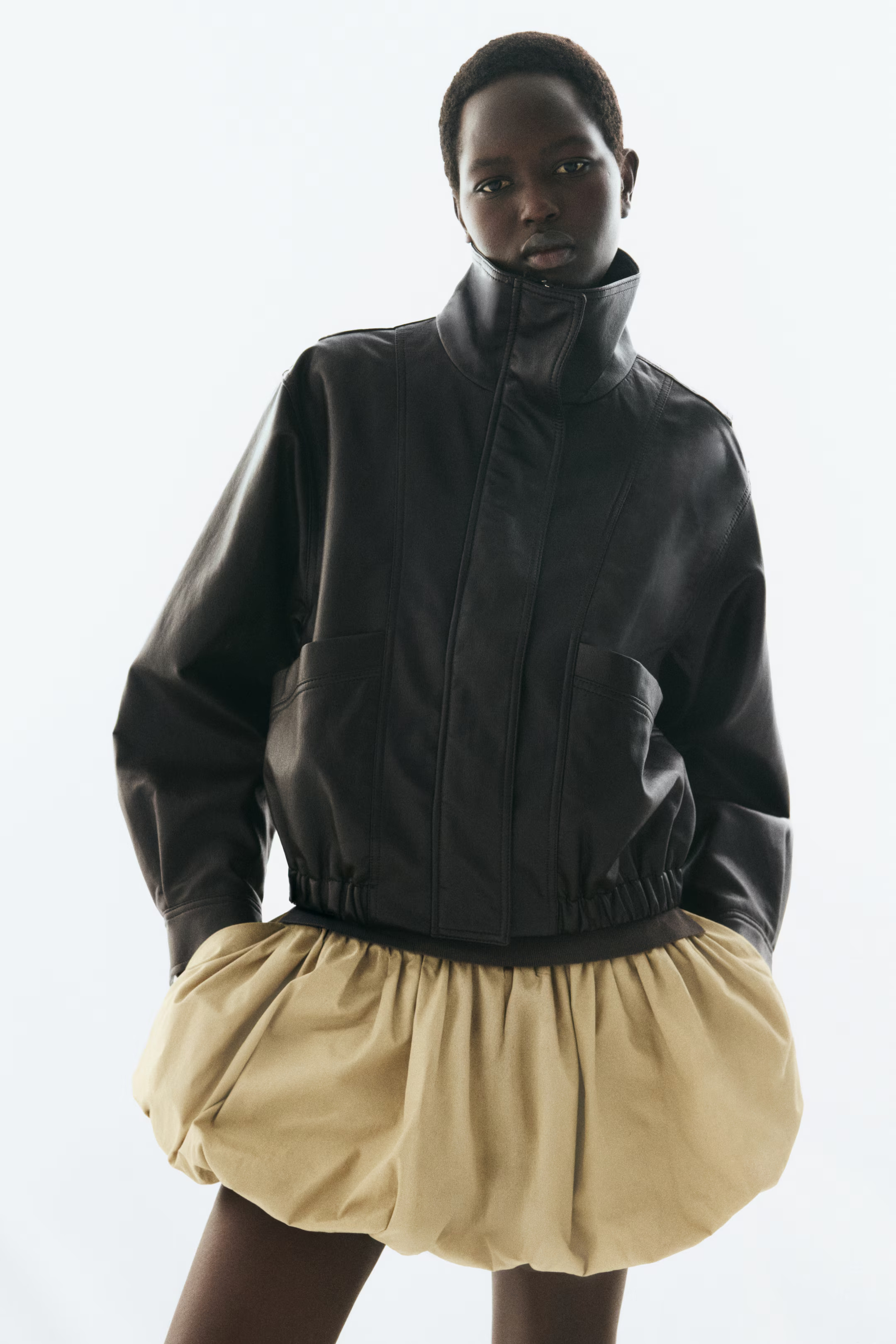Oversized coated jacket | H&M (UK, MY, IN, SG, PH, TW, HK)