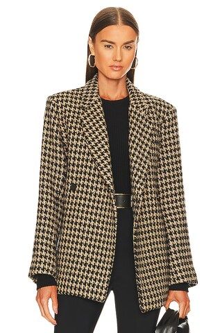 ANINE BING Kaia Blazer in Houndstooth from Revolve.com | Revolve Clothing (Global)