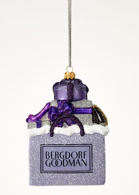 Michael Storrings Bergdorf Shopping Bag Christmas Ornament | Bergdorf Goodman