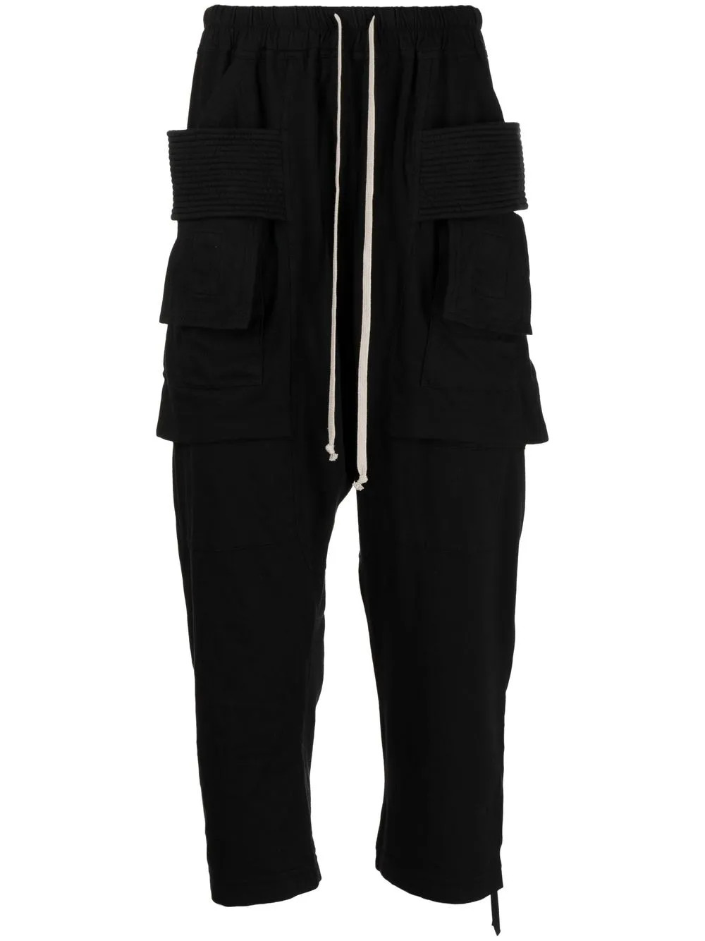 cargo cropped drawstring trousers | Farfetch Global
