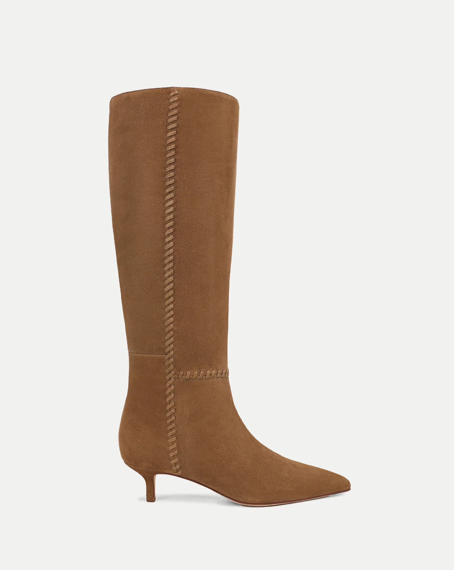 Veronica Beard Lisa Kitten-Heel Boot Chestnut | Veronica Beard