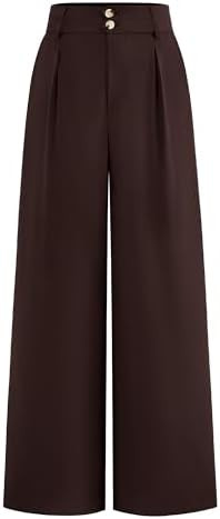 BTFBM Wide Leg Dress Pants Women Business Casual Outfits | Amazon (US)