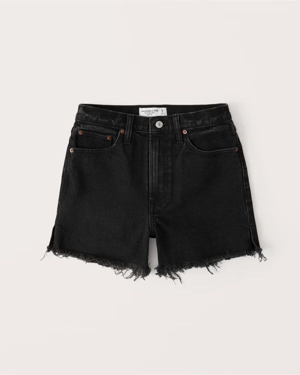 High Rise 4 Inch Mom Shorts | Abercrombie & Fitch (US)