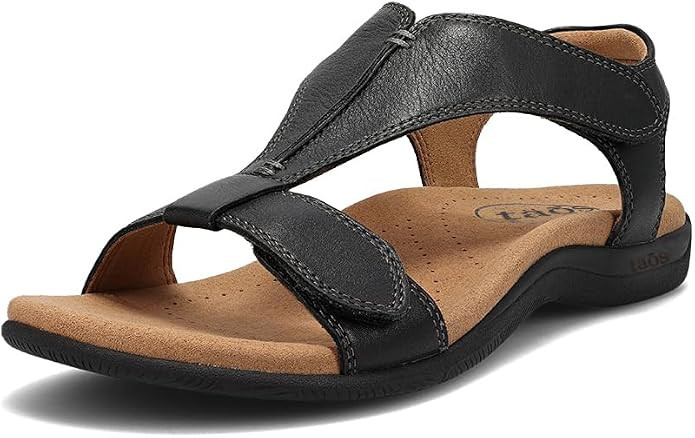 Taos The Show Premium Leather Women's Sandal - Experience Everyday Style, Comfort, Arch Support, ... | Amazon (US)