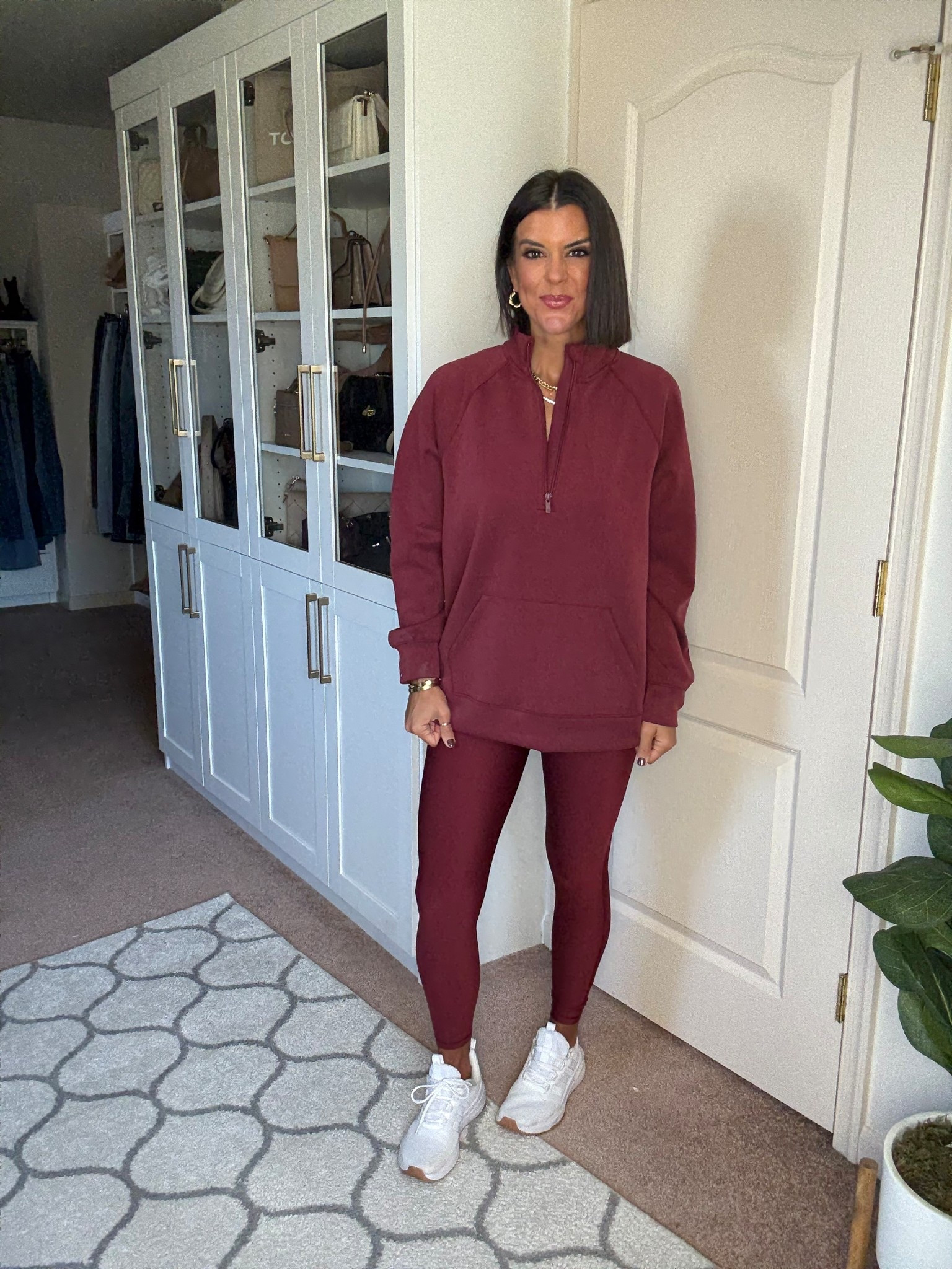 Target pullover is 40% off though Saturday! I sized up one to a medium for this fit 
Size small in leggings 

#LTKSeasonal #LTKFindsUnder100 #LTKStyleTip