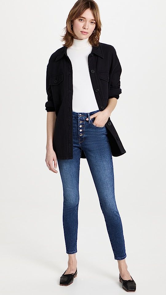 Good Waist Exposed Button Jeans | Shopbop