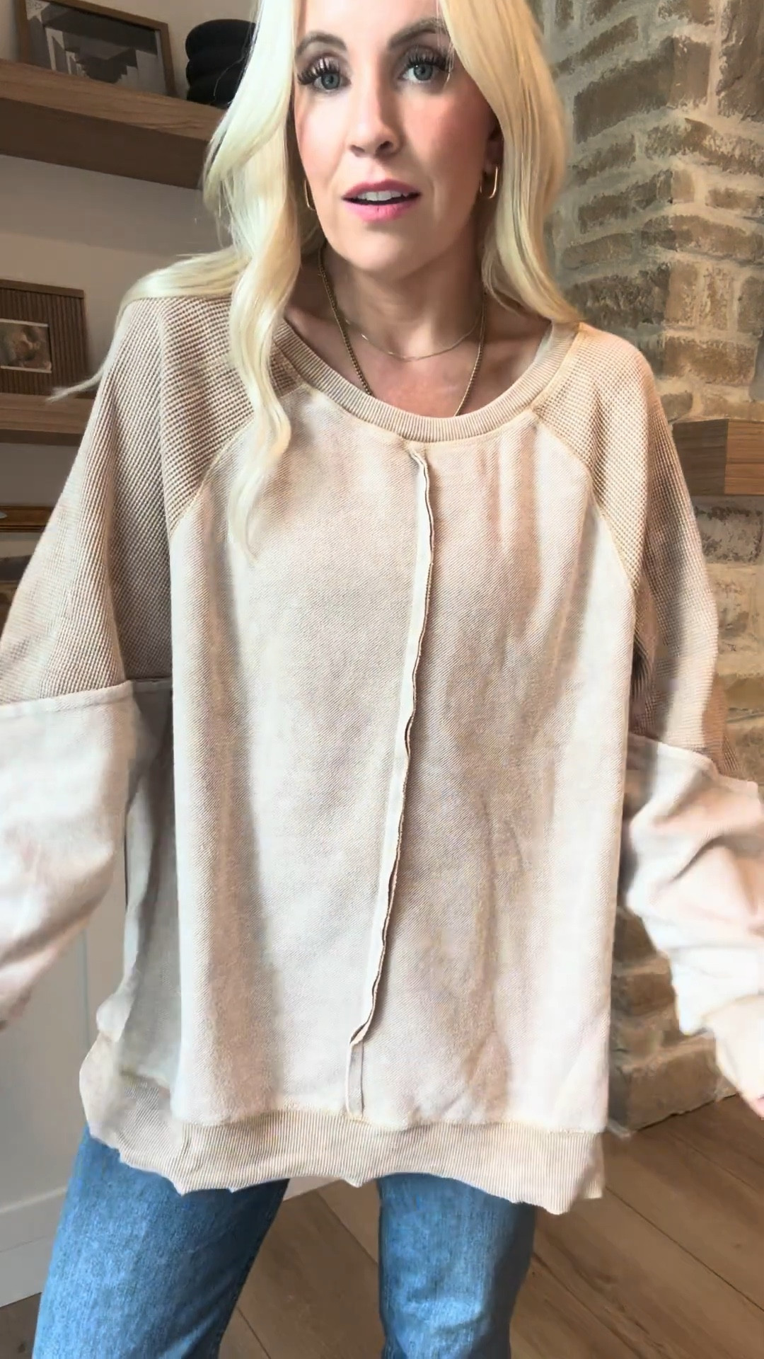 This cute Amazon top is on major sale today! Clip the 35% off coupon, while supplies last! I’m in a size medium & it fits perfectly oversized. This is the color, khaki

#LTKStyleTip #LTKSaleAlert #LTKFindsUnder50