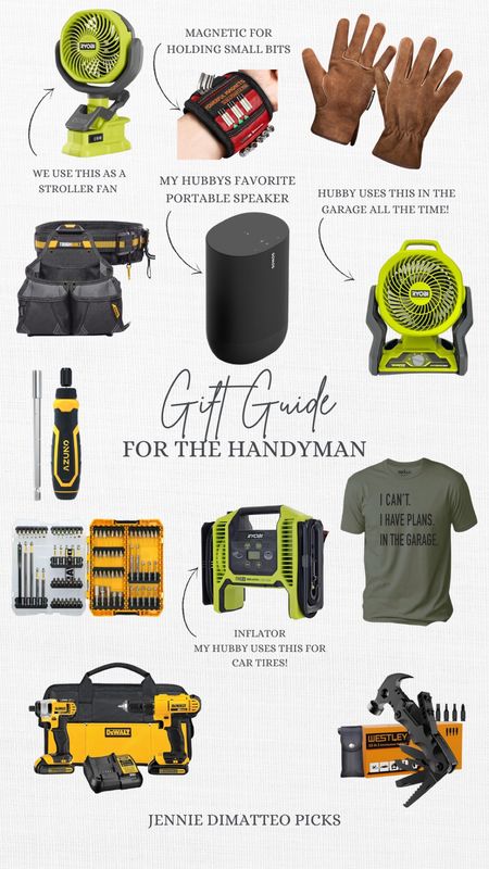 Gift guide for the handyman, tools, electric, power tools, gift idea, men, husband 

#LTKHoliday #LTKVideo #LTKSeasonal