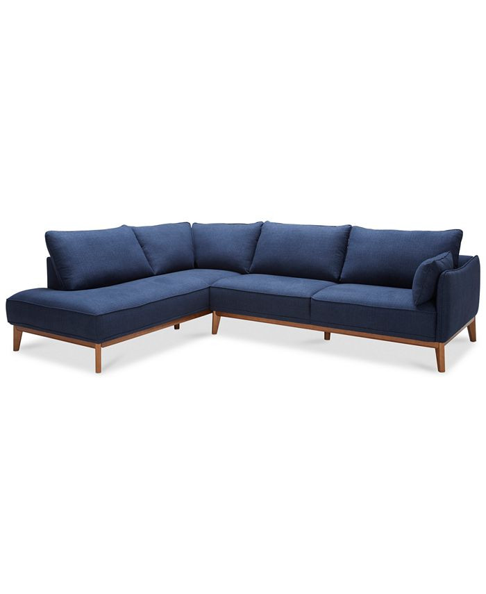 Jollene 113" 2-Pc. Sectional, Created for Macy's | Macys (US)