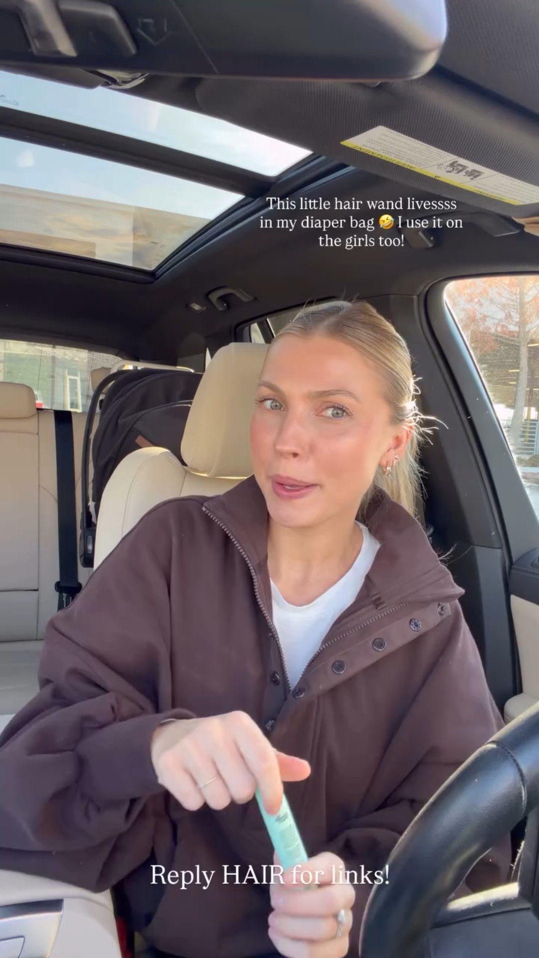 This little hair wand livessss in my diaper bag 🤣 I use it on the girls too! 

#LTKdayinmylife #LTKmomlife