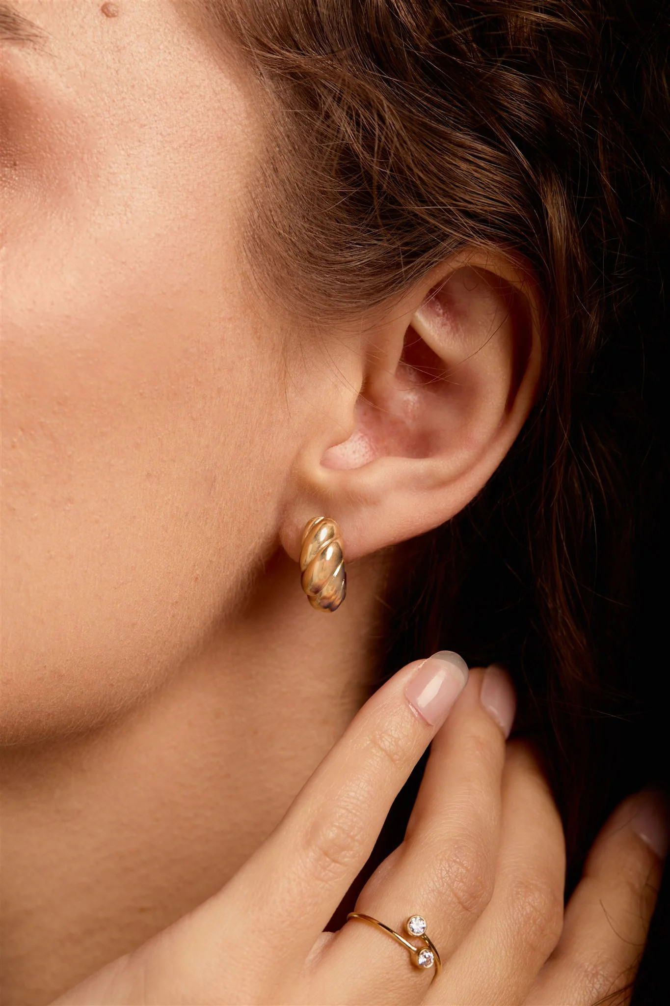 The First Layer - Rowan Hoops | Set & Stones