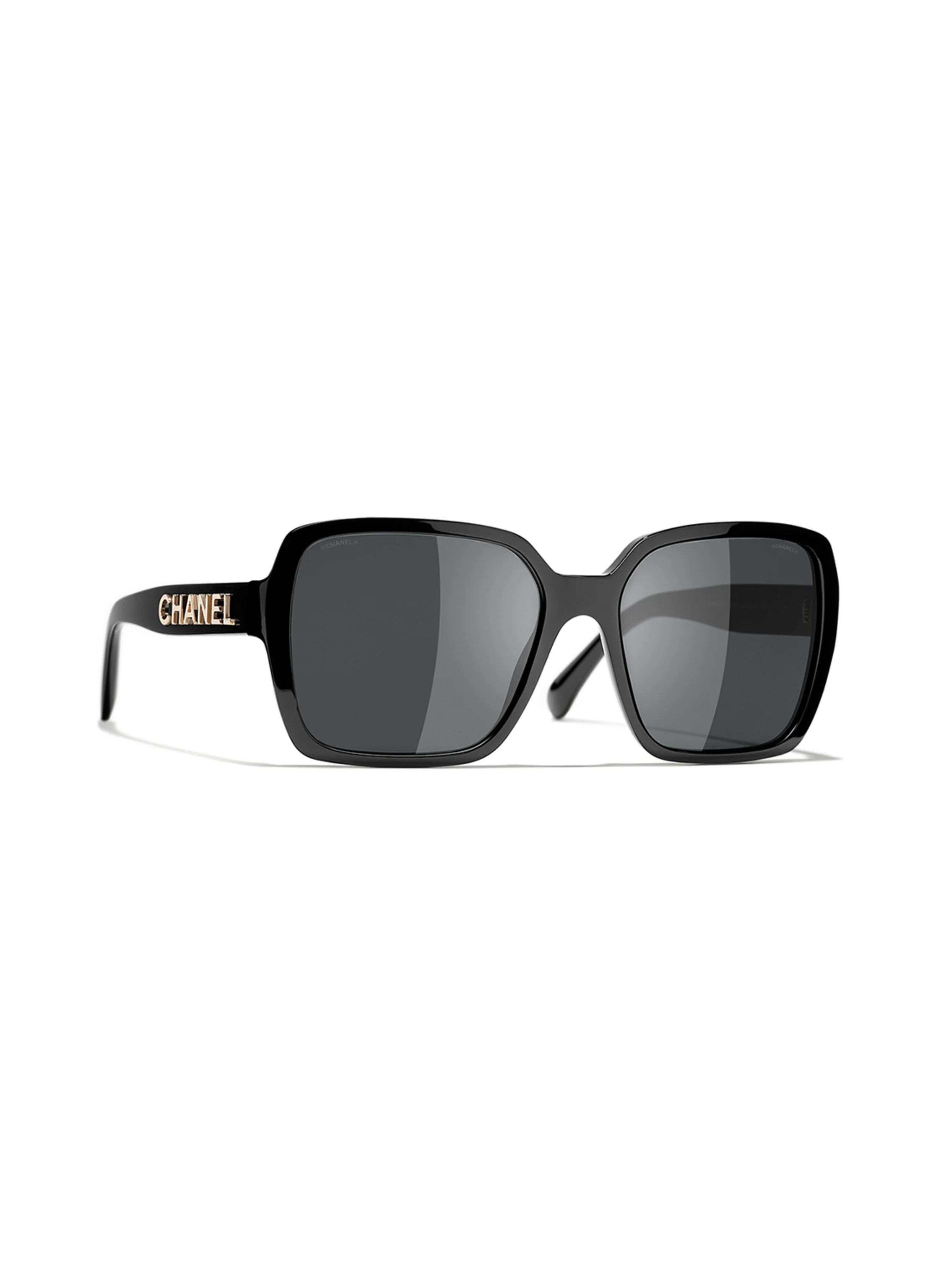 CHANEL Quadratische Sonnenbrille in c622s4 - schwarz/ grau | Breuninger (DACH)