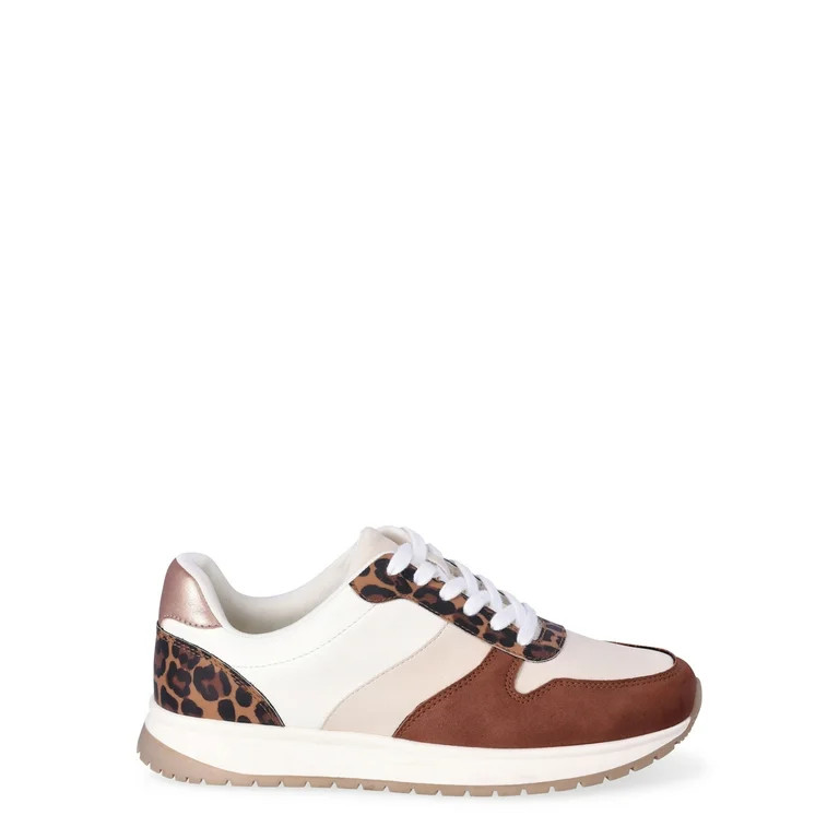 Time and Tru Women's Chunky Jogger Sneakers, Wide Width Available | Walmart (US)