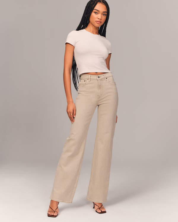Women's High Rise Skinny Jean | Women's Clearance | Abercrombie.com | Abercrombie & Fitch (US)