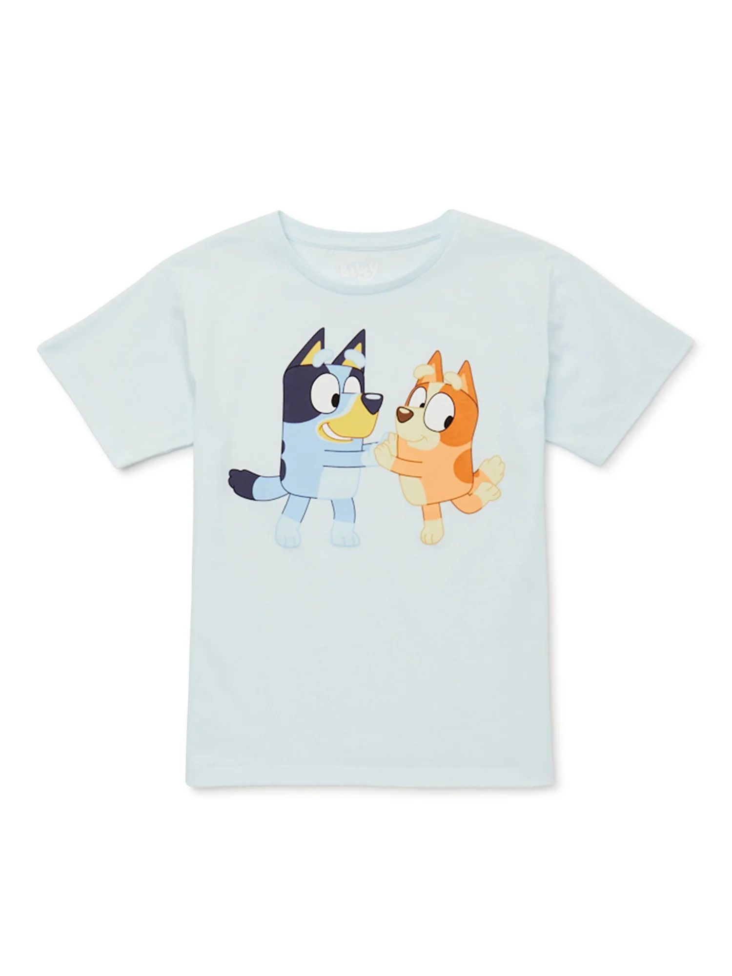 Bluey Girls Bluey and Bingo, Crew Neck, Short Sleeve, Graphic T-Shirt, Sizes 4-16 | Walmart (US)