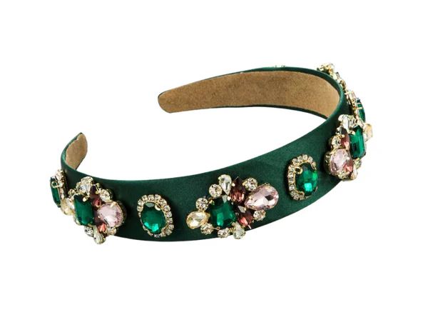 Emerald Georgette Headband | Accessory Concierge