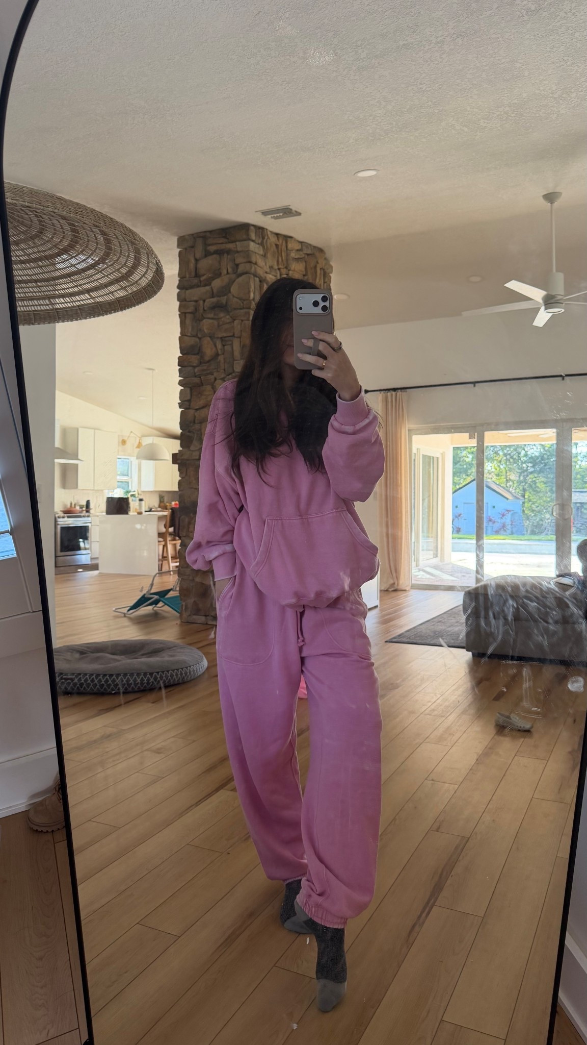 Cozy days call for the perfect matching pink sweatsuit set 💗 This oversized hoodie and jogger set is my go-to for busy mom days, errands, travel days, or just lounging at home. I love a good comfortable athleisure outfit that still looks put together, and this one is soft, flattering, and easy to style with sneakers or slides. If you’re looking for a cute casual outfit, comfy loungewear set, or an everyday matching set, this one is a staple for spring and year-round cozy outfits. 

 #ltkstyle #ltkfinds #ltkoutfit #ltkcasual #athleisurestyle #loungewearset #matchingset #sweatsuitset #cozyoutfit #casualstyle #everydaystyle #momstyle #comfortstyle #pinkoutfit #oversizedhoodie #joggerset #cozyfashion #springloungewear #effortlessstyle #casualoutfitideas #LTKSpringSale #LTKgrwm #LTKootd