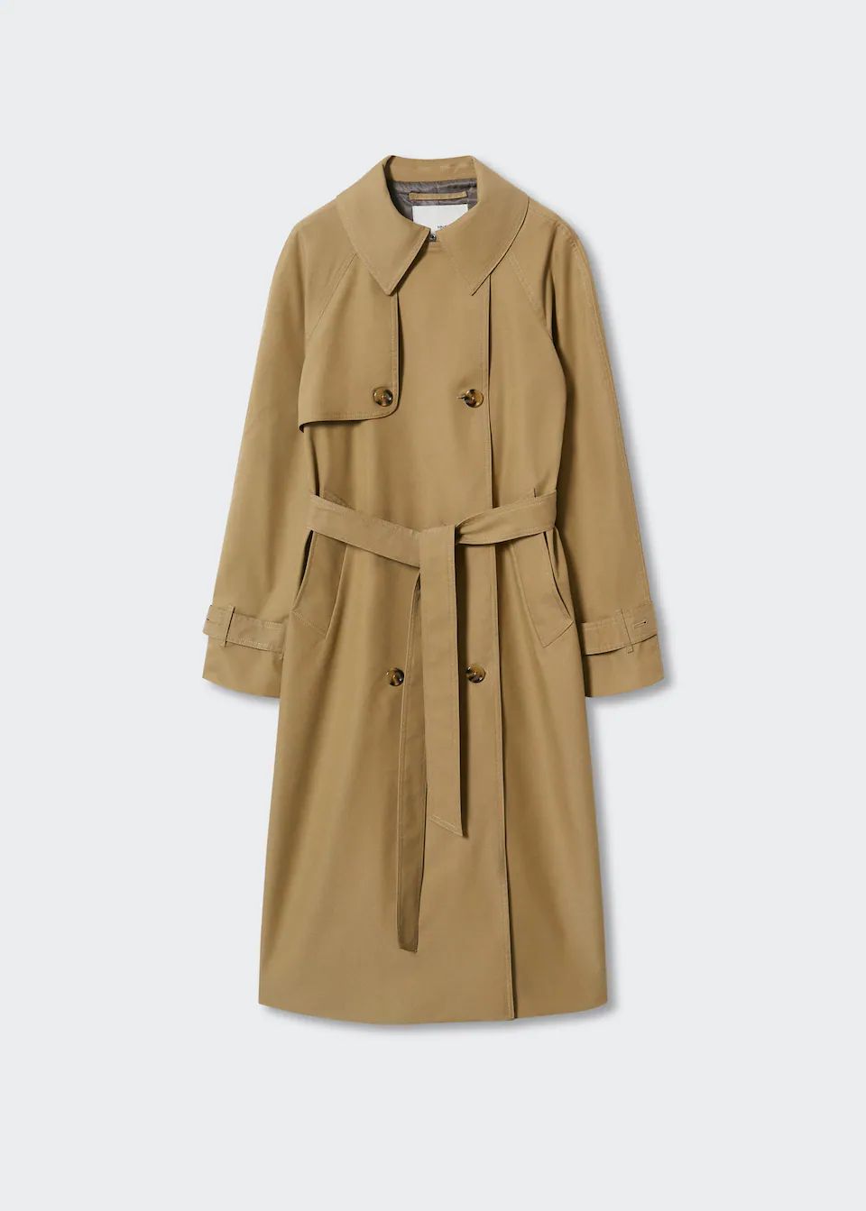 Cotton classic trench coat | MANGO (UK)