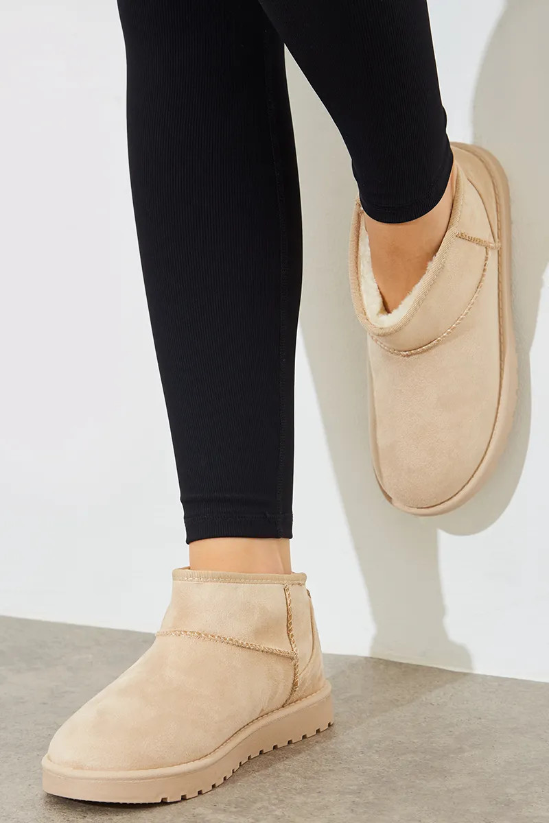 Ultra Mini Faux Suede Boot-In The Style | In The Style (UK)