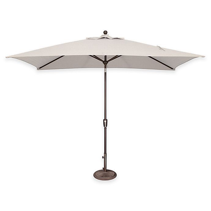 SimplyShade Catalina 10-Foot Push Button Tilt Market Umbrella in Sunbrella® Natural | Bed Bath & Beyond