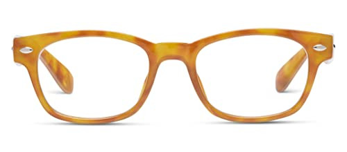 Peepers by PeeperSpecs unisex-adult Clark Reading Glasses, Honey Tortoise, 49 mm, 0 | Amazon (US)