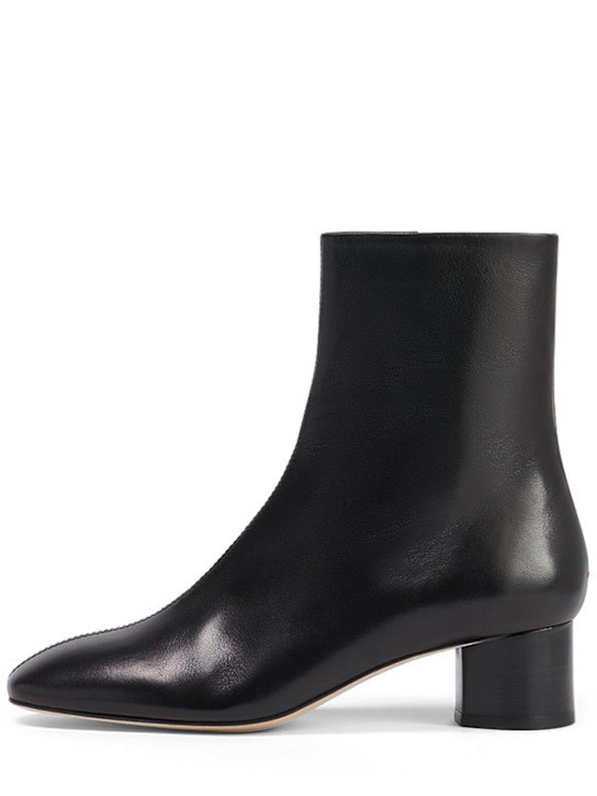45mm hohe Stiefeletten aus Leder „Allegra“ | Luisaviaroma