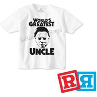 Michael Myers Halloween T-Shirt Cotton Crew Top Toddler White Short Sleeve | Etsy (US)