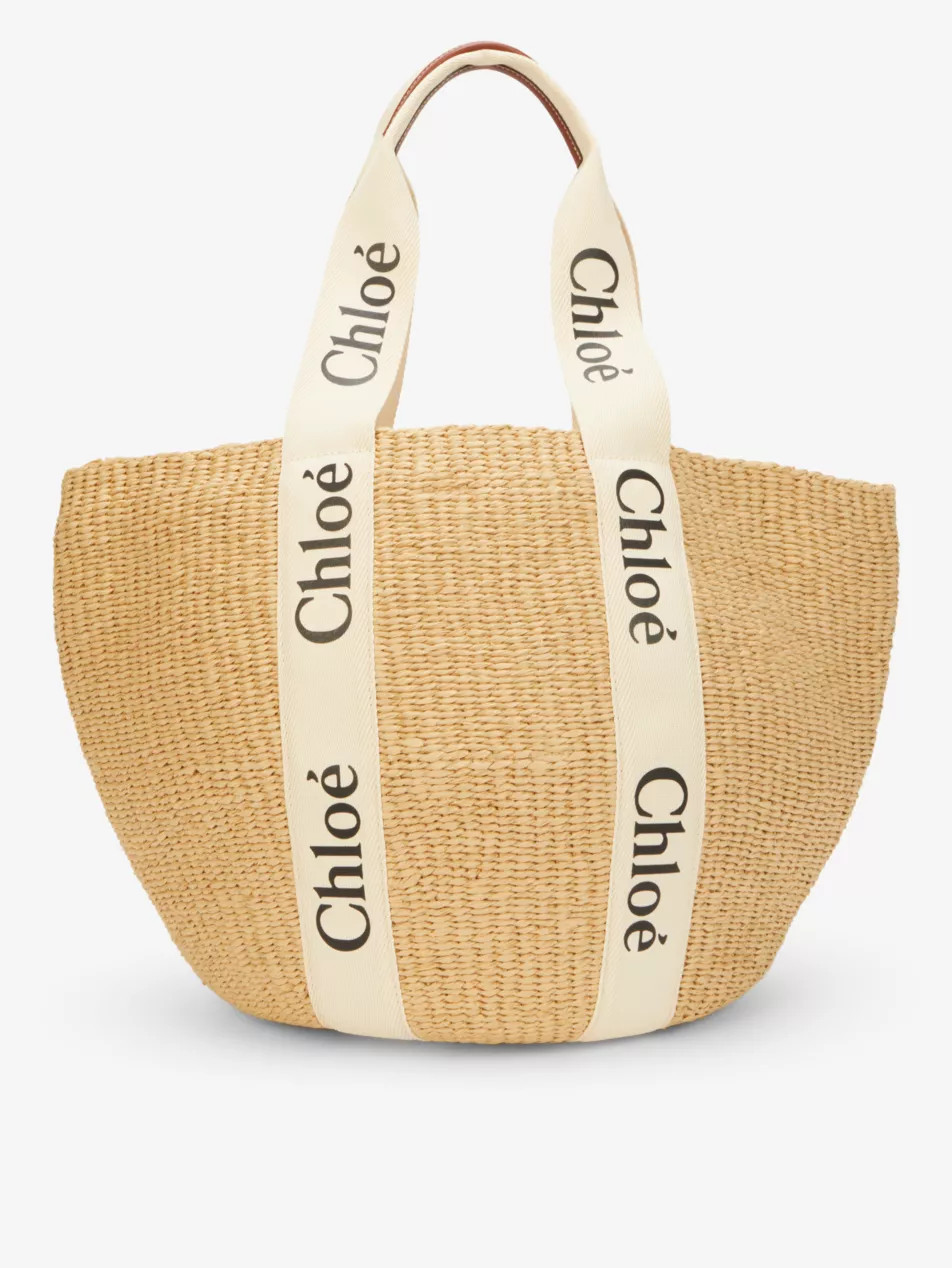 Woody medium paper basket bag | Selfridges