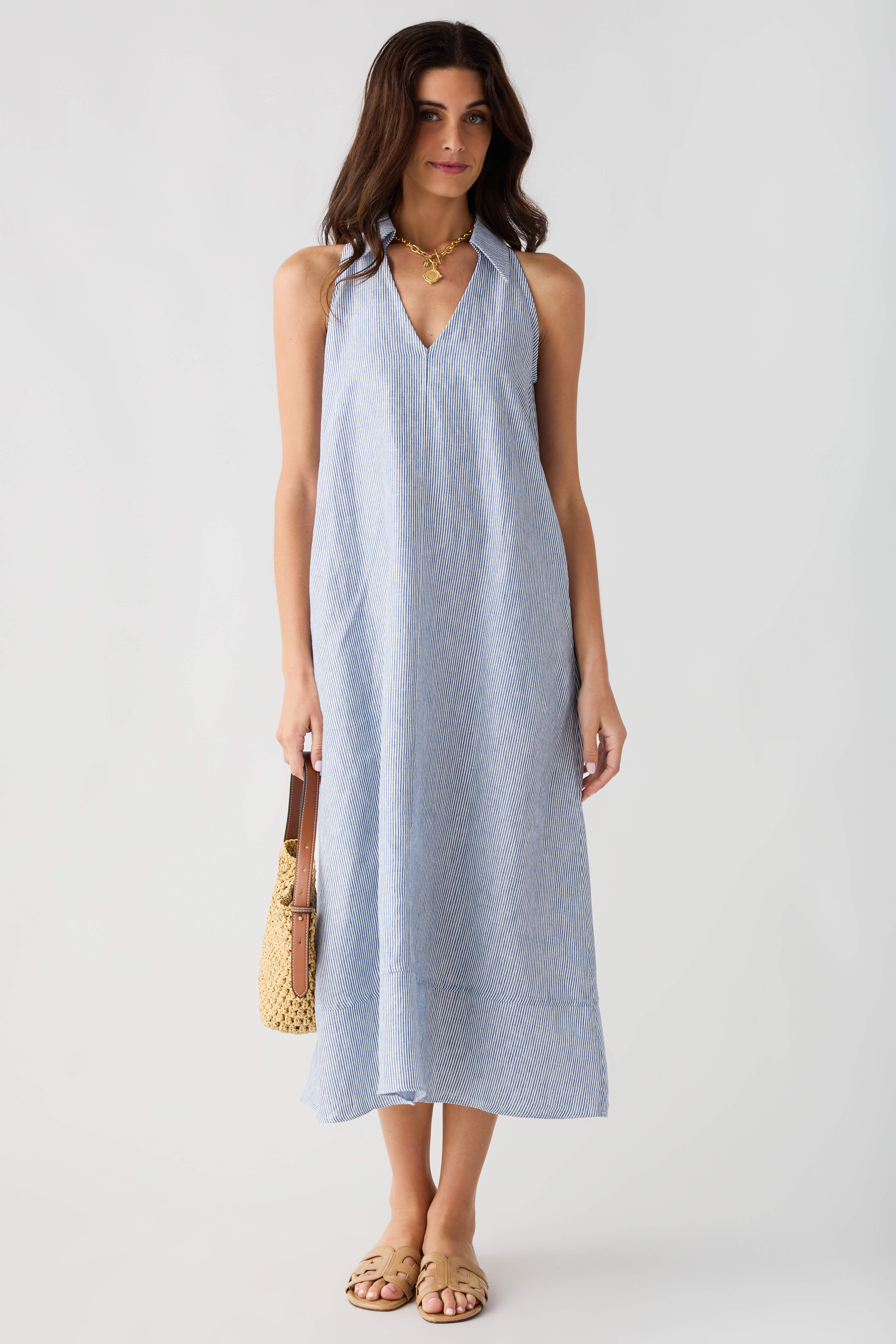 Olivaceous Mylee V-neck Dress | Social Threads