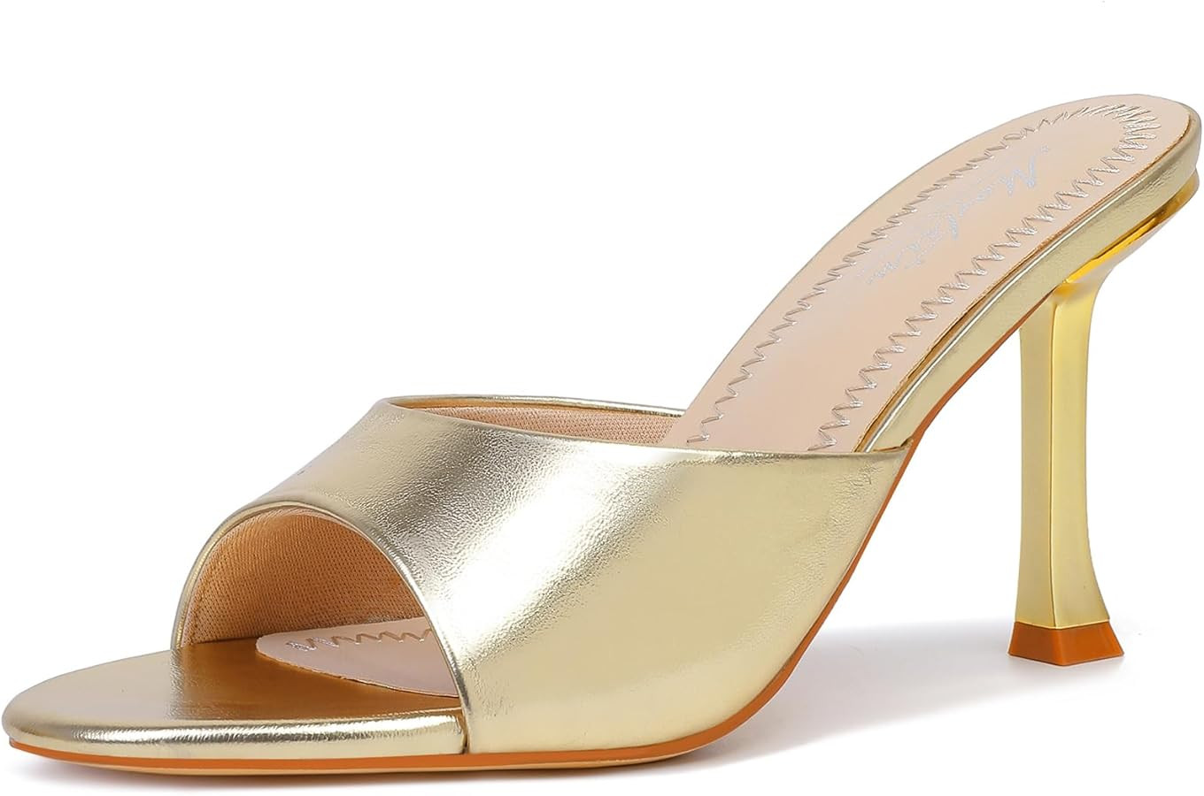 Mostrin Kitten Heels for Women Mules Sandals | Amazon (US)