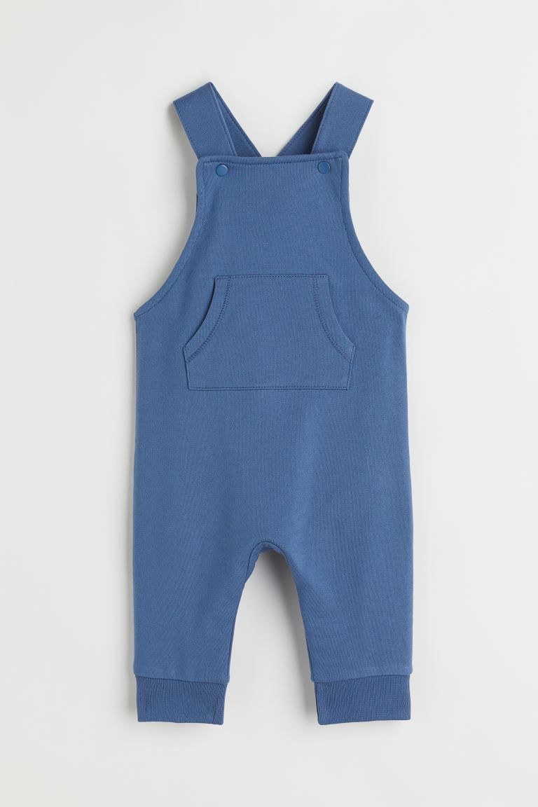 Conscious choice  Overalls in lightweight cotton sweatshirt fabric. Straps with adjustable snap f... | H&M (US + CA)