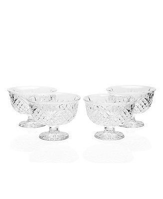 Godinger Dublin Ice Cream Bowls - Set of 4 & Reviews - Macy's | Macys (US)