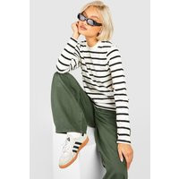Long Sleeve Stripe T-shirt | Debenhams UK