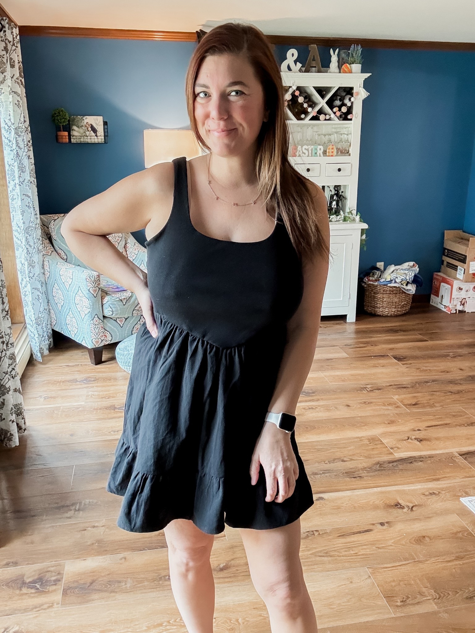 Walmart summer dress! Wearing a size large 

#LTKgrwm #LTKMidsize #LTKSaleAlert