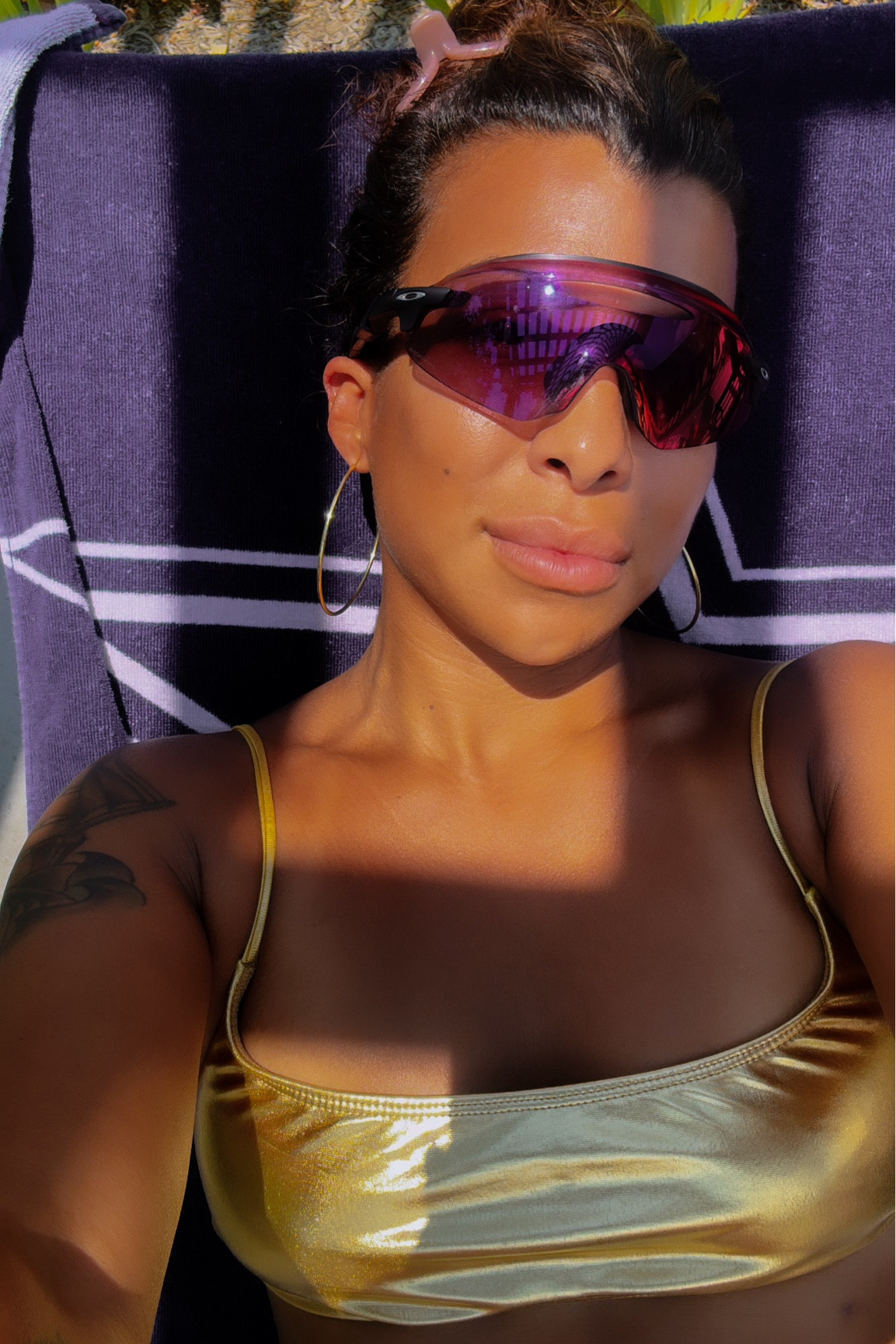 Gold bikini mamiiii 

#LTKSwim