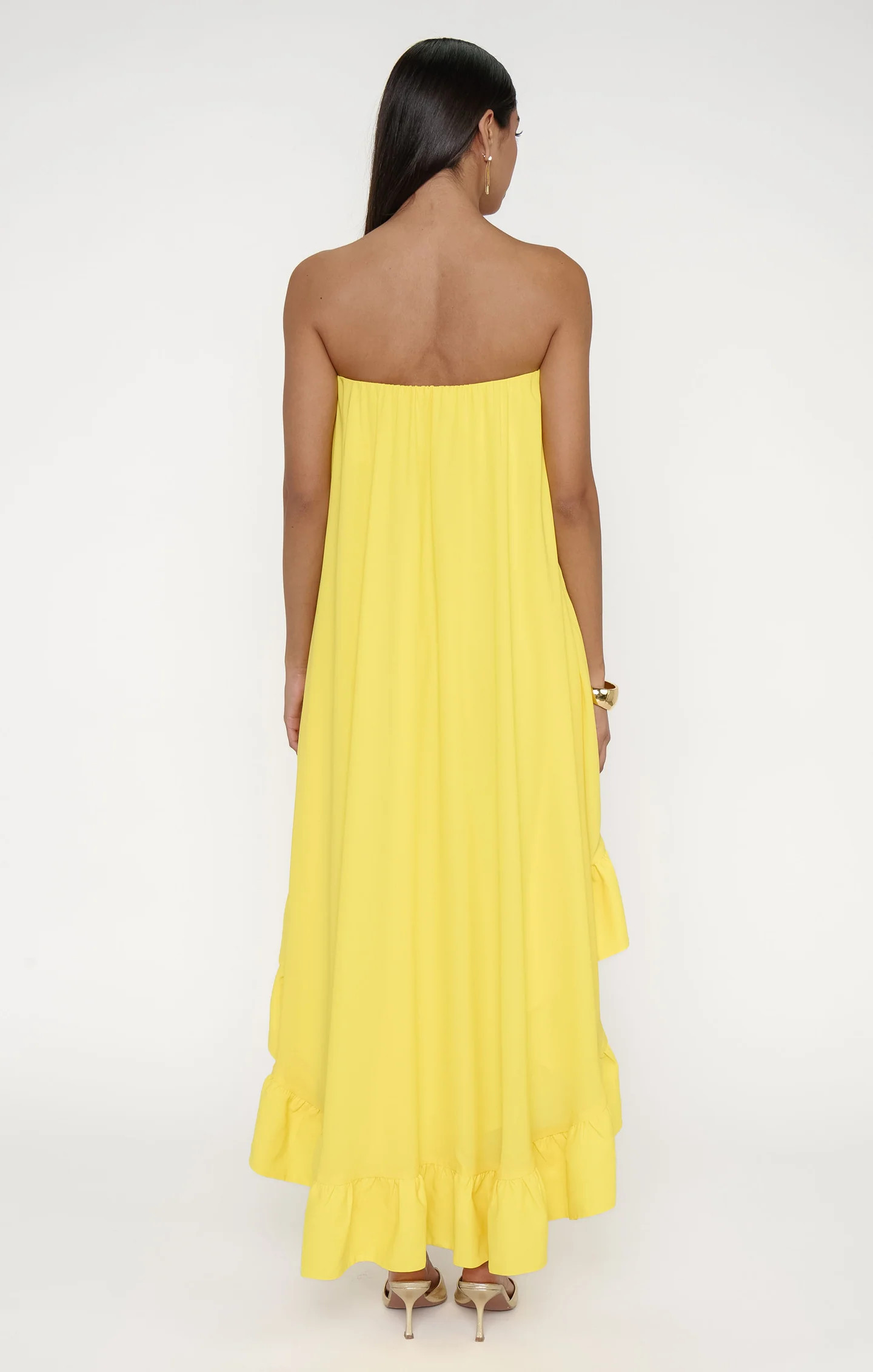 Rayna Dress ~ Bright Yellow Crisp | Show Me Your Mumu