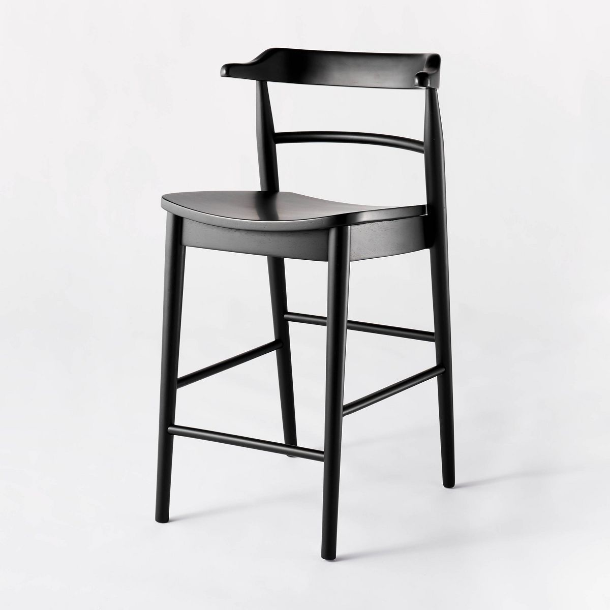 Kaysville Curved Back Wood Counter Height Barstool - Threshold™ designed with Studio McGee | Target