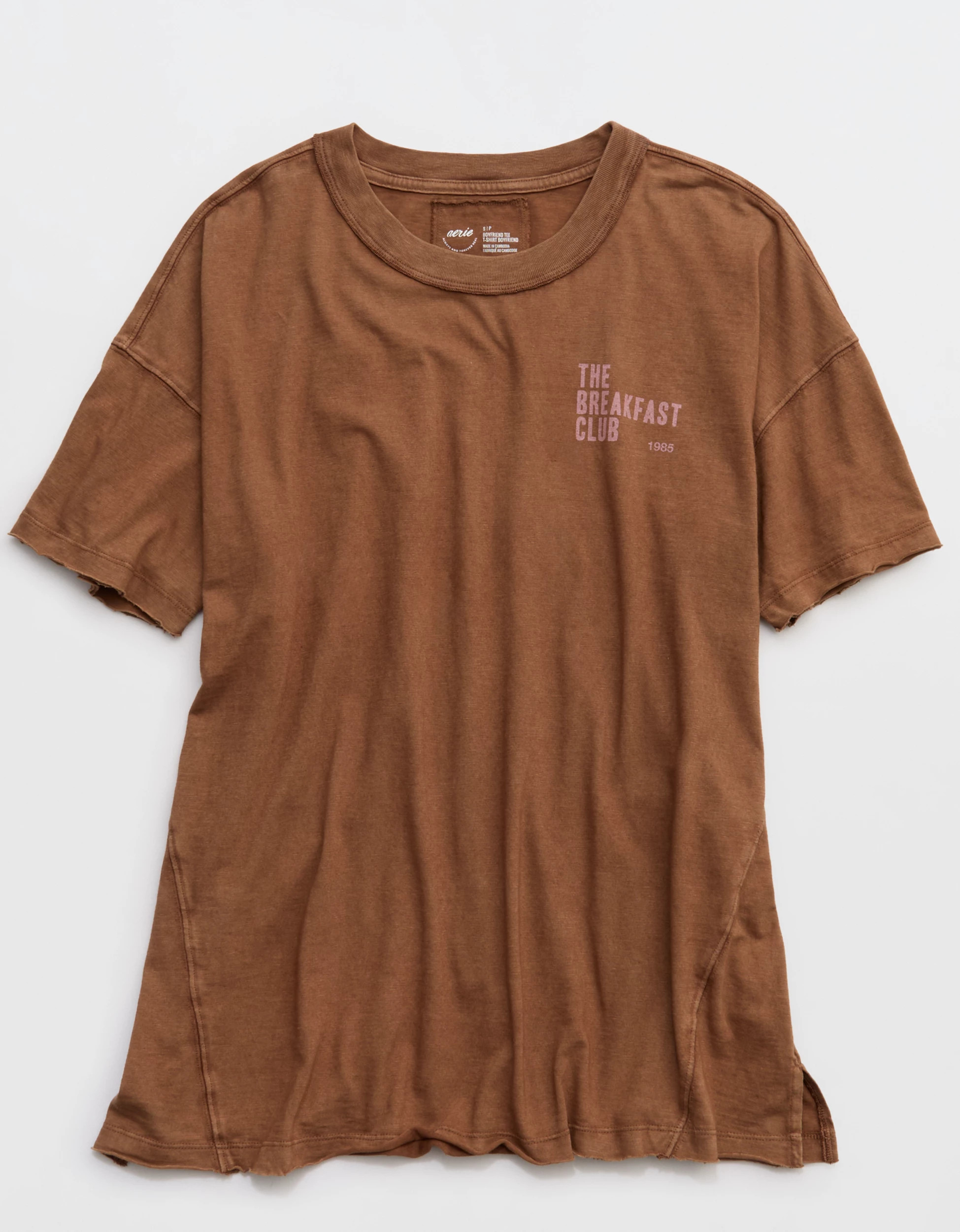 Aerie Oversized Crew Boyfriend T-Shirt | American Eagle Outfitters (US & CA)