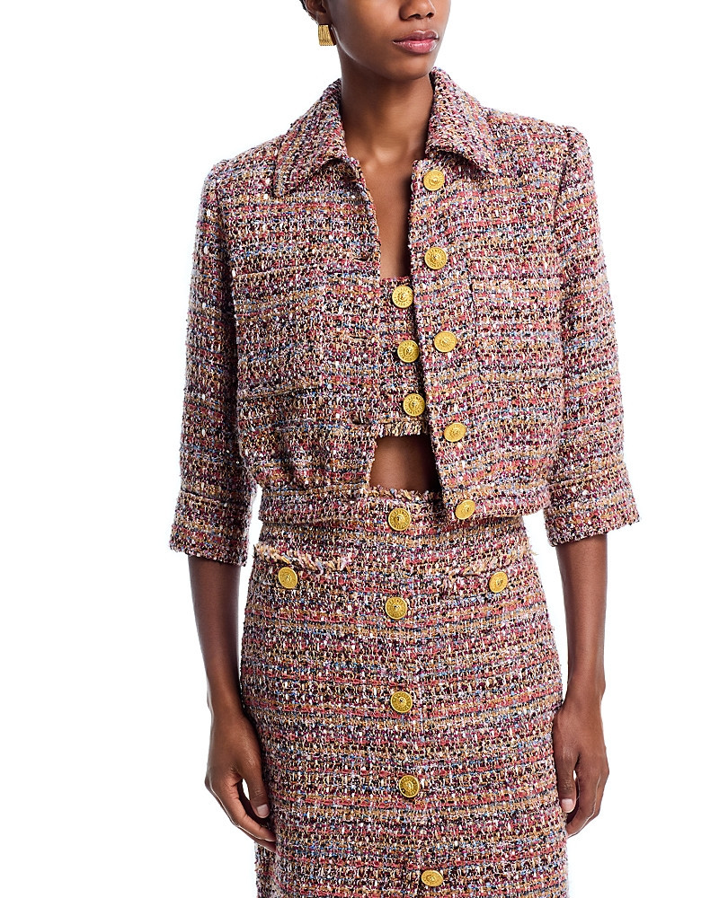 L'Agence Jia Tweed Crop Jacket | Bloomingdale's (US)