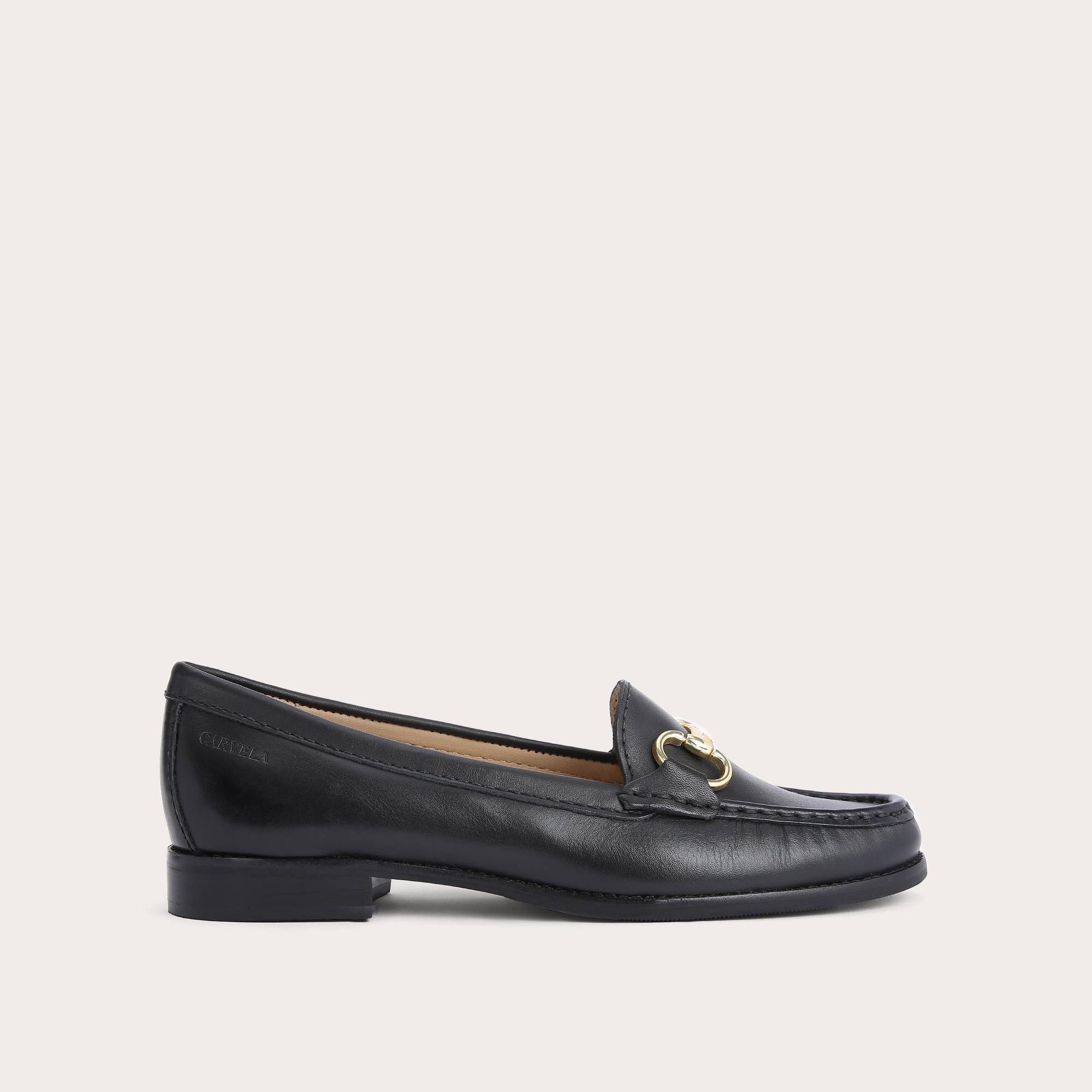CLICK Black Leather Loafers by CARVELA COMFORT | Carvela