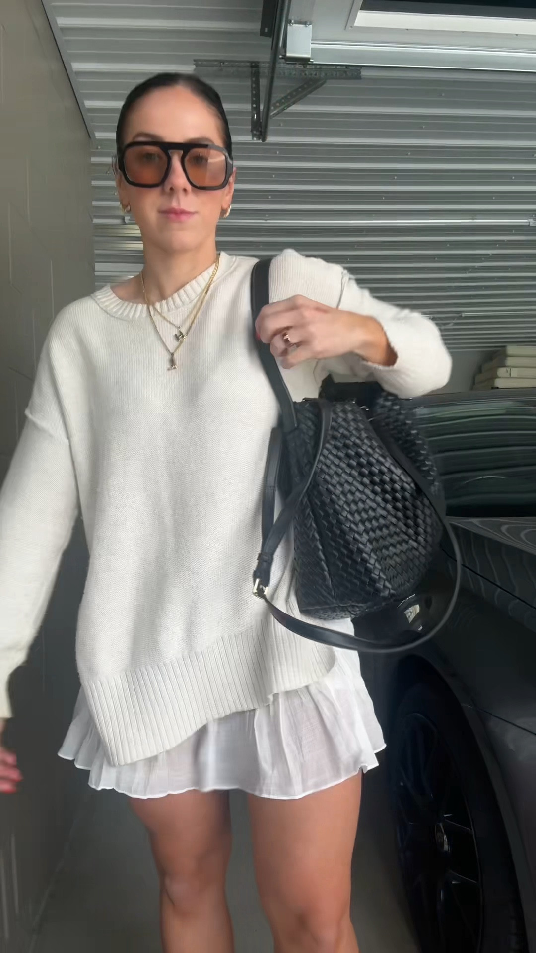 Saturday spring outfit of the day 🤍