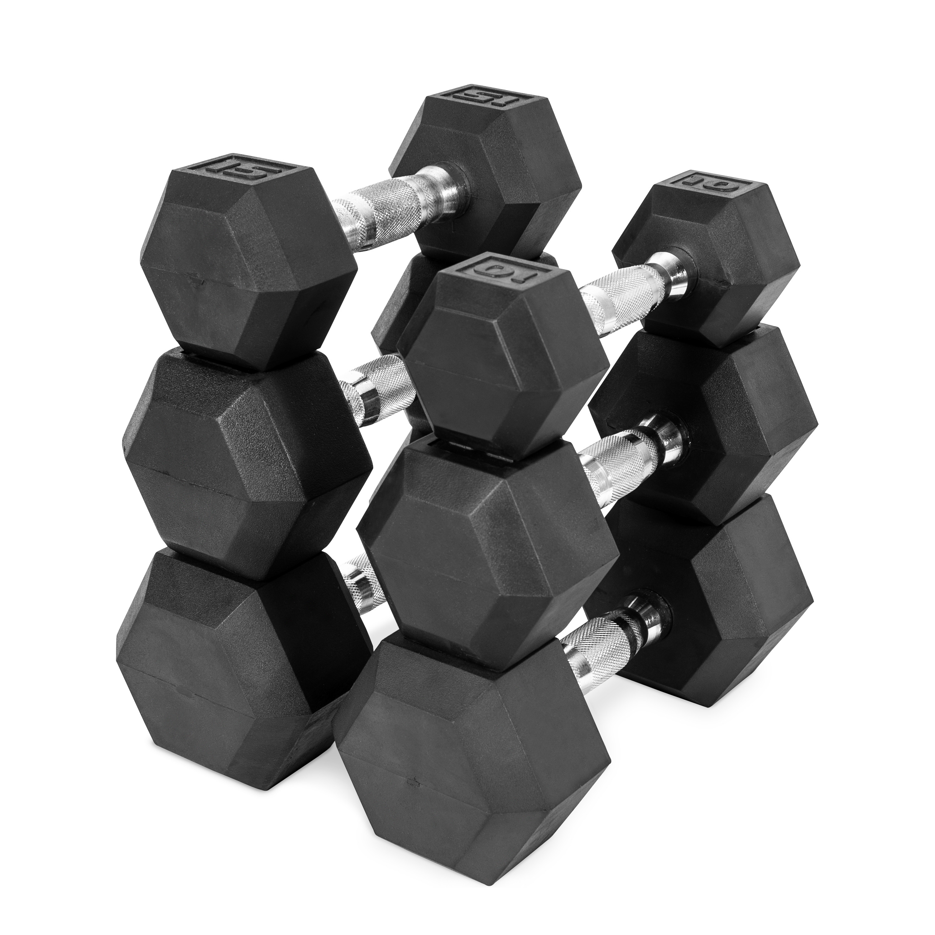 CAP Barbell, 25lb Rubber Hex Dumbbell, Single | Walmart (US)