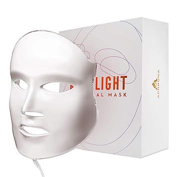 Aphrona® | Moonlight 3 color LED Facial Mask Skin Care Mask, LED Light Therapy Red Blue light fo... | Amazon (US)